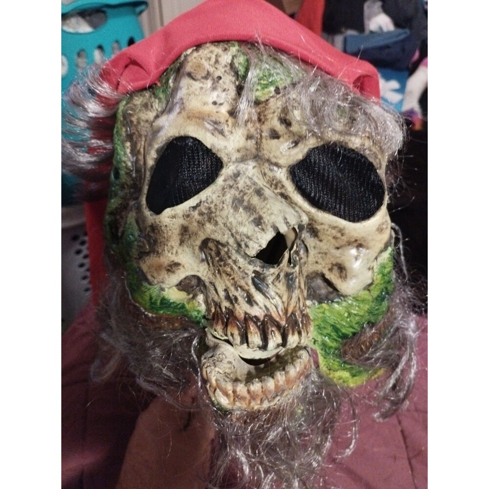 Vintage 2006 Cinema Secrets Skeleton Pirate Halloween Mask